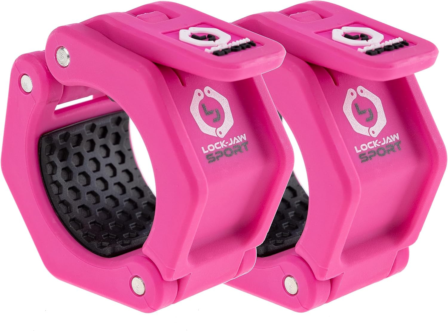 Lock-Jaw HEX 50Mm / 2" Olympic Barbell Collar - Quick Release Barbell Clamp (Purple)