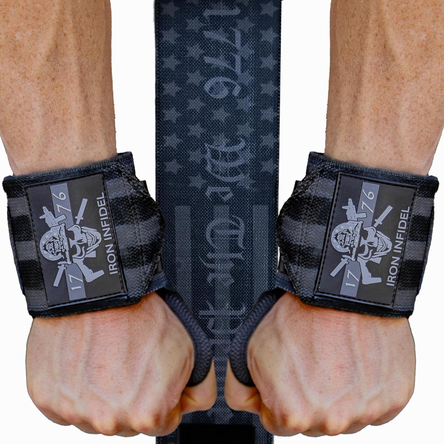 Wrist Wraps for Weightlifting - 18" and 24" Heavy Duty Support for Working Out, Gym Accessories for Men - Use for Lifting, Crossfit, Fitness, Exercise, Bench Press, Powerlifting