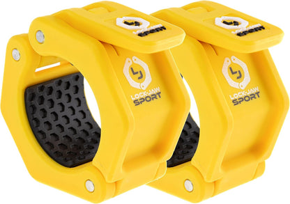 Lock-Jaw HEX 50Mm / 2" Olympic Barbell Collar - Quick Release Barbell Clamp (Purple)