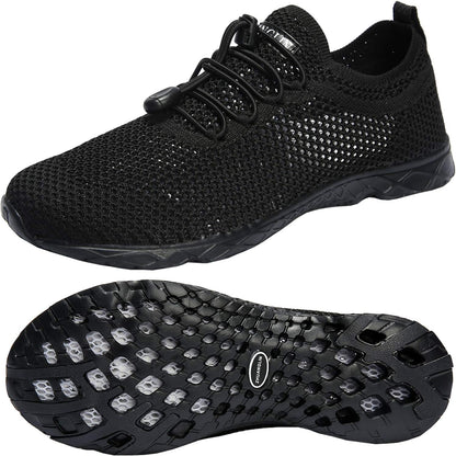 Women'S Quick Drying Aqua Water Shoes,3-Second Drainage & All-Terrain for Swimming,Hiking,Yoga