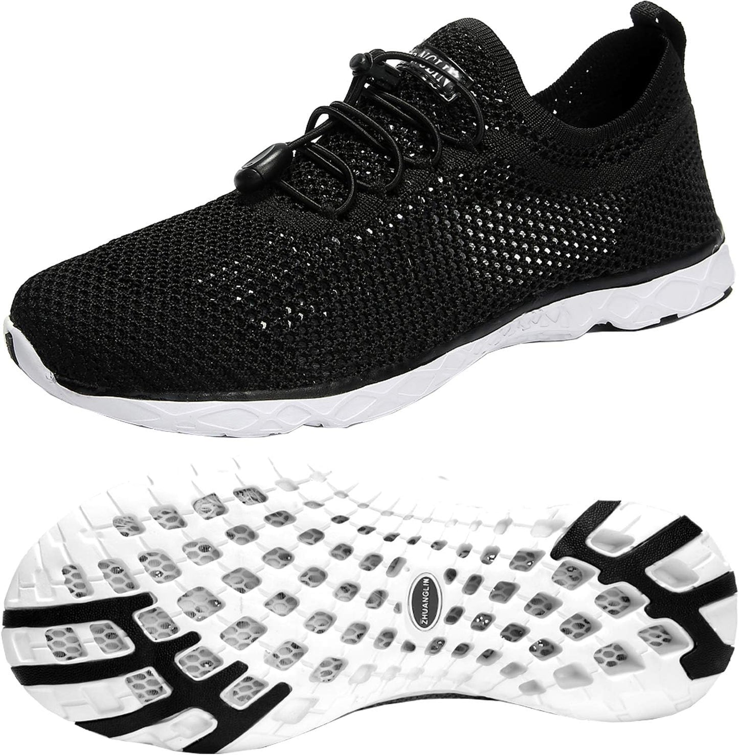 Women'S Quick Drying Aqua Water Shoes,3-Second Drainage & All-Terrain for Swimming,Hiking,Yoga