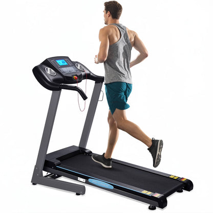 2.5 HP Treadmills for Home with 12 Levels Auto Incline, 8.5 Mph Speed 15 Preset Program, 220Lbs Max Weight