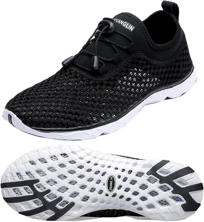 Women'S Quick Drying Aqua Water Shoes,3-Second Drainage & All-Terrain for Swimming,Hiking,Yoga